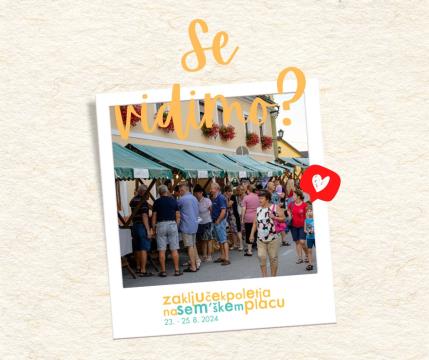 Zaključek poletja na Sem'škem placu, ponudniki domače obrti in dobrot